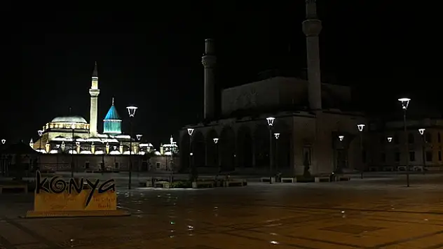 Konya, Karaman, Aksaray ve Afyonkarahisar'da sokağa çıkma kısıtlaması sessizliği