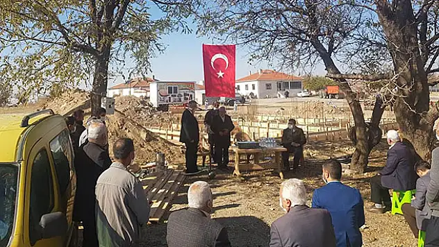 Konya Kulu'da Kur'an kursu temeli kurban kesilerek atıldı