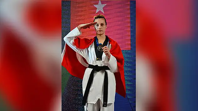 Konya'lı milli tekvandocudan başarısı