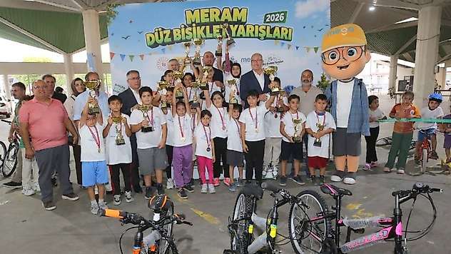 Konya Meram'da genç pedallar ödüllendirildi