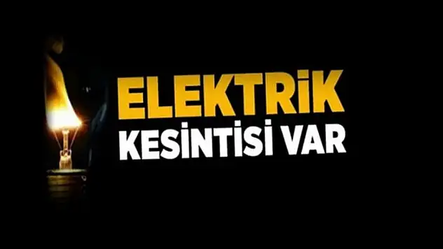 Konya merkez ve ilçelerde elektrik kesintisi olacak