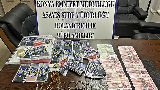Konya merkezli dolandırıcılık operasyonunda 13 şüpheli yakalandı
