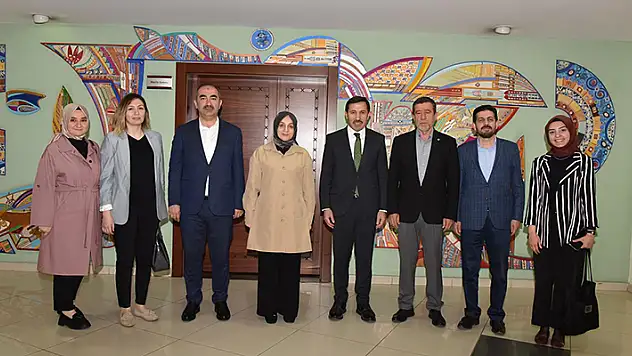 Konya Milletvekili Leyla Şahin Usta'dan Başkan Hasan Kılca'ya ziyaret