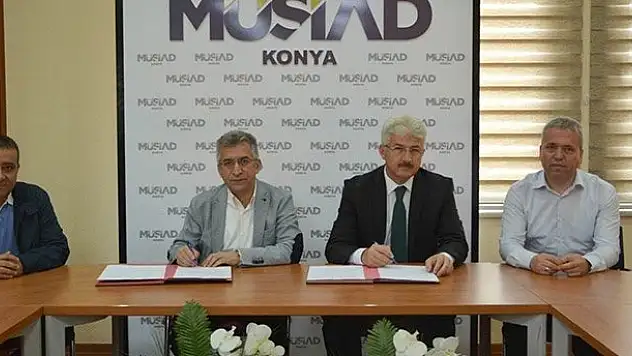 Konya Milli Eğitimi Müdürlüğü ile Müsiad Şubesi Arasında Protokol