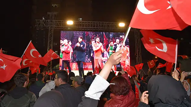Konya Milliler için tek yürek oldu!
