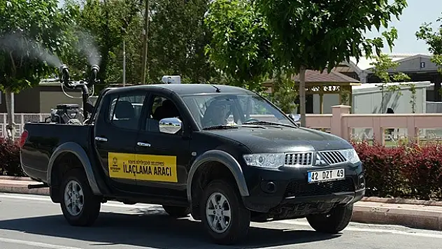 Konya'nın 31 İlçesinde Haşereyle Mücadele Ediliyor