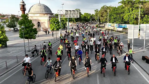 Konya'nın 31 ilçesinde pedallara aynı anda basıldı