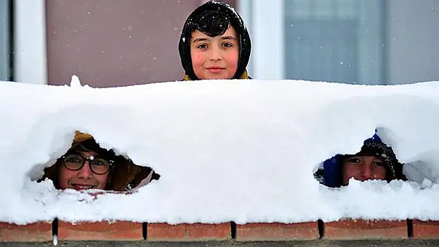 Konya'nın bazı ilçelerinde eğitime kar engeli