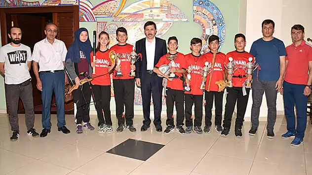 Konya'nın birincileri, Başkan Kılca'yı ziyaret etti