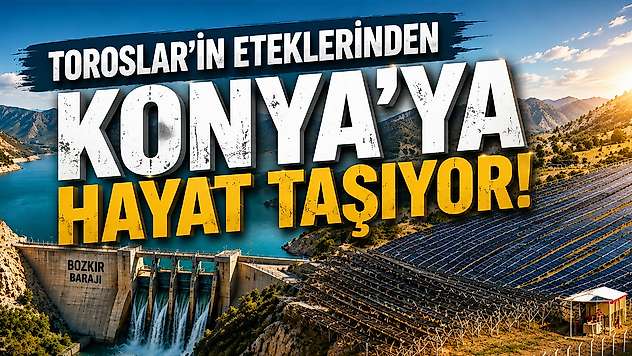 Konya'nın can damarı! Bu baraj 7/24 üretiyor