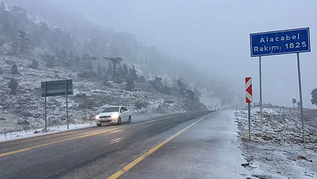 Konya'nın en düşük sıcaklığı Seydişehir'de ölçüldü!