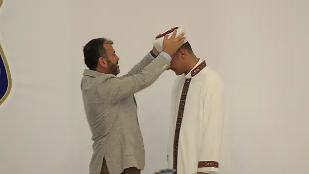 Konya'nın Ereğli ilçesinde cezaevinde hafız olan hükümlü için icazet töreni yapıldı
