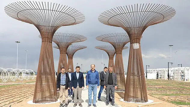 Konya'nın güzelliğine güzellik katacak Karatay Gül Bahçesi'nde sona doğru
