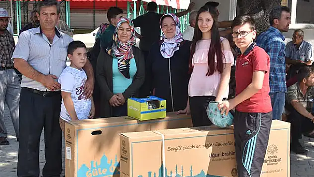 Konya'nın ilçelerinde bisiklet dağıtımı başladı