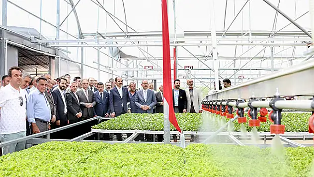 Konya'nın ilk 'Fide Üretim Tesisi' Meram'da açıldı