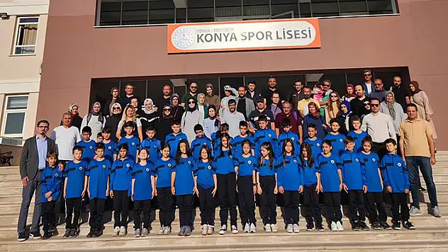 Konya'nın ilk ve tek spor ortaokulu öğrencileri dersbaşı yaptı