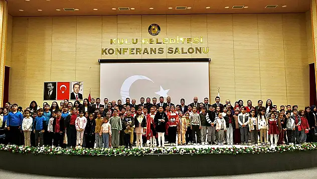 Konya'nın  Kulu' ilçesinde 23 Nisan kutlamaları