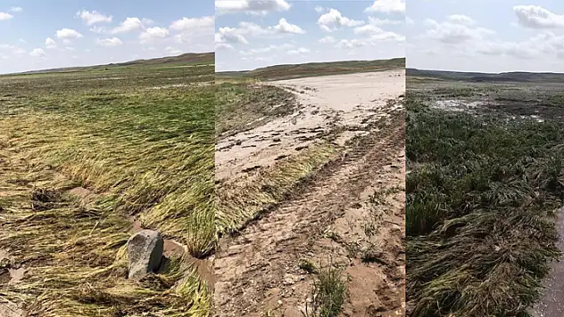 Konya'nın Kulu ilçesinde şiddetli yağışların bilançosu:  Yaklaşık 3 bin dekar ekili alan zarar gördü