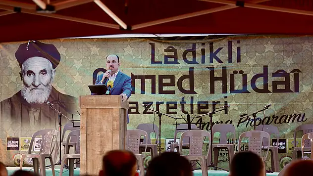Konya'nın manevi önderi Ladikli Ahmet Hüdai 57. yıl dönümünde anıldı
