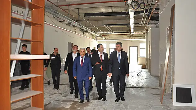 Konya'nın o ilçesindeki yeni adalet sarayı incelendi
