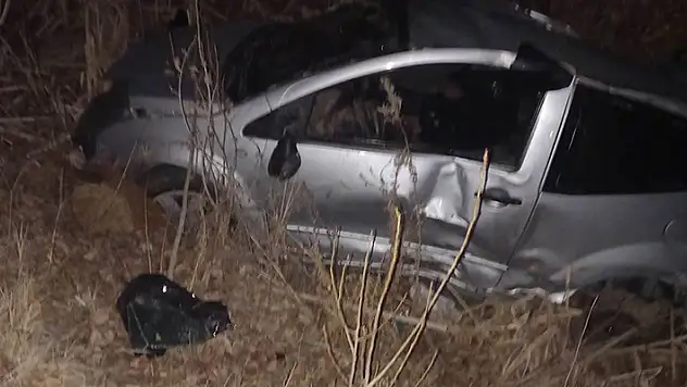 Konya'nın Seydişehir ilçesinde takla atan otomobildeki 2 kişi yaralandı
