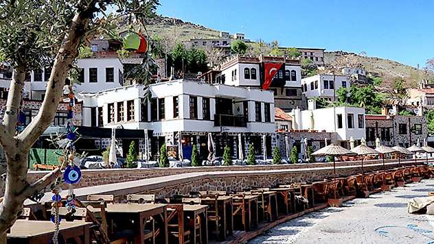 Konya'nın tarihi mahallesi Sille'de koronavirüs sessizliği
