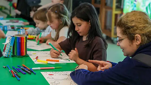 Konya'nın turizm lokasyonunda minikler hem eğlendi hem öğrendi