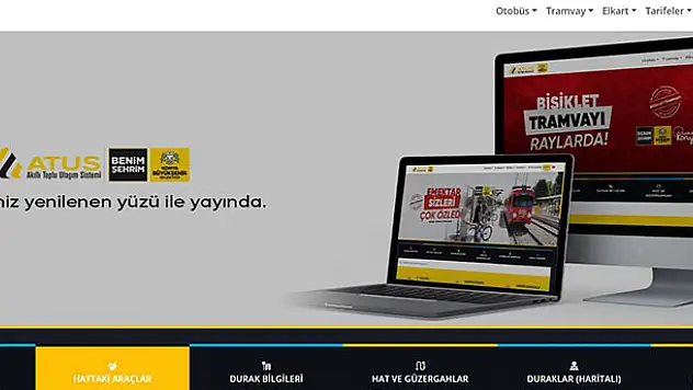 Konya'nın ulaşım sayfası yenilendi