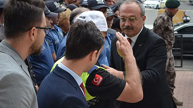Konya'nın yeni Emniyet Müdürü için Tekirdağ'da uğurlama töreni düzenlendi
