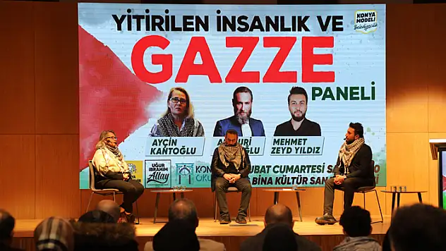 Konya Okulu'nda 'Yitirilen İnsanlık ve Gazze' paneli düzenlendi 