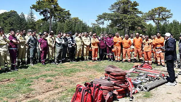 Konya, orman yangınlarına karşı tam teçhizat