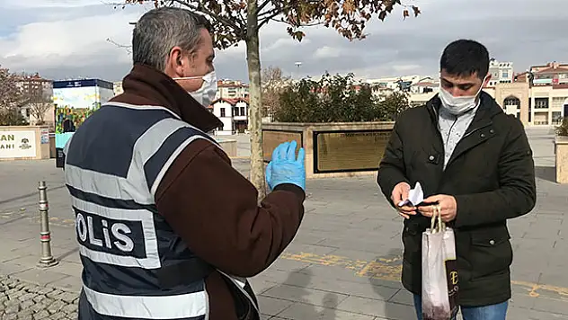 Konya polisinden kısıtlama denetimi