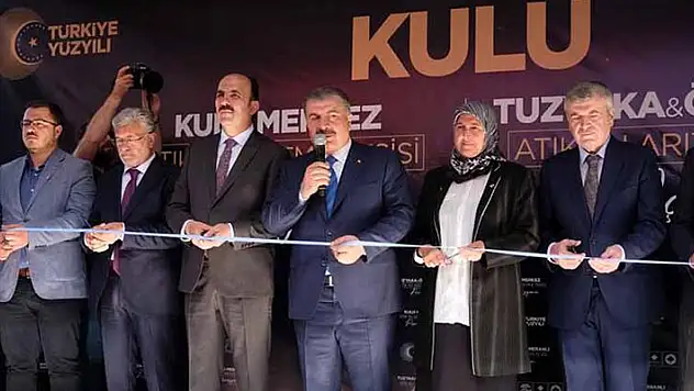KONYA - Sağlık Bakanı Koca: Kulu, Cihanbeyli ve Altınekin'de tarımsal sulama sorunu çözülecek
