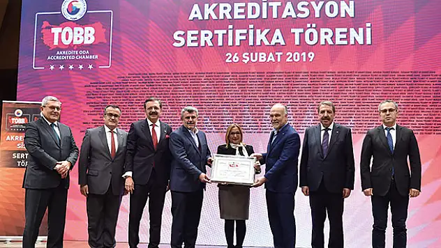 Konya Sanayi Odası, hizmet kalitesini tescilledi
