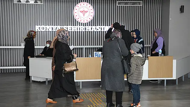 Konya Şehir Hastanesi 3,5 yılda 7,5 milyon poliklinik ve acil hizmeti verdi
