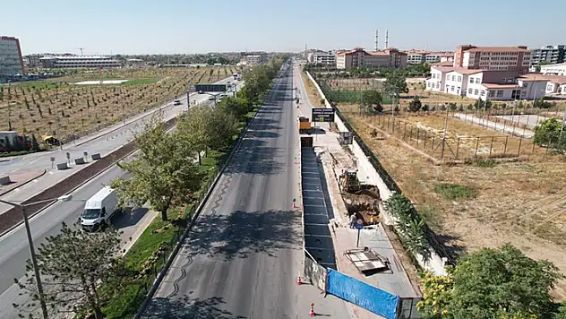 Konya Şehir Hastanesi önünde köprülü kavşak çalışmalarına başlandı
