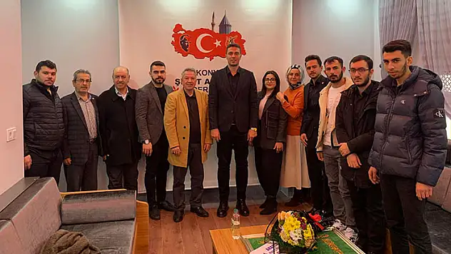 Konya Şehit Aileleri Derneğine destek ziyaretleri devam ediyor