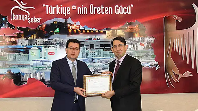Konya Şeker'e bir ödül de Maliye Bakanlığı'ndan