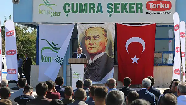 Konya Şeker'in pancar alım kampanyası dualarla açıldı