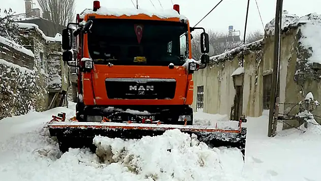 Konya selçuklu'da ekipler kış şartlarına hazır