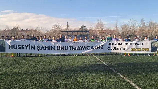 Konya Selçukspor, Hüseyin Şahin'i unutmadı