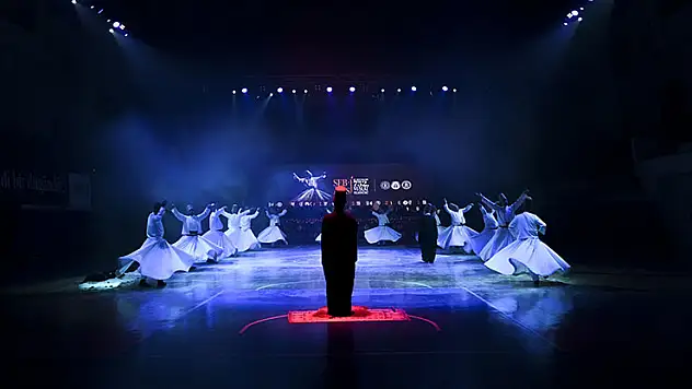 Konya Semazen Ekibi eşliğinde Ankara'da Şebiarus  töreni düzenlendi