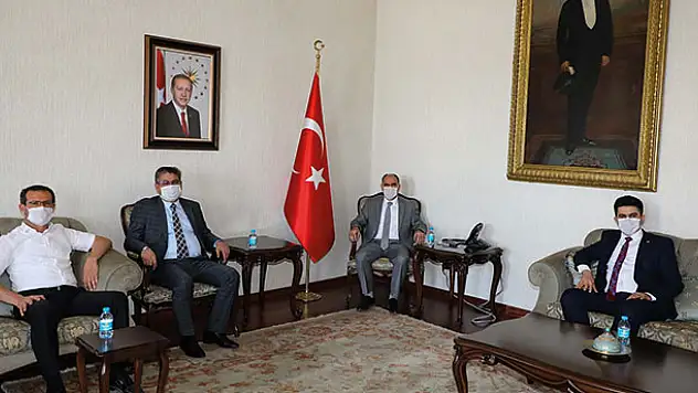 Konya SMMM Odasından Vali Vahdettin Özkan'a ziyaret