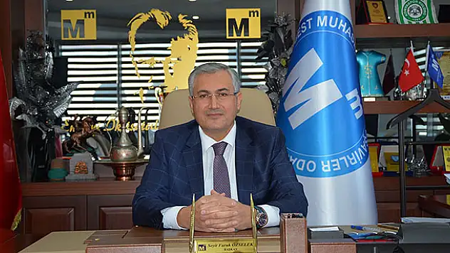 Konya SMMMO Başkanı Özselek'ten Zeytin Dalı Harekatına destek