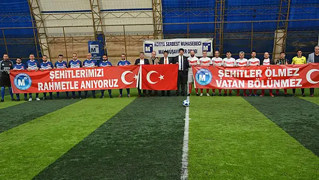 Konya SMMMO halı saha futbol turnuvası sona erdi