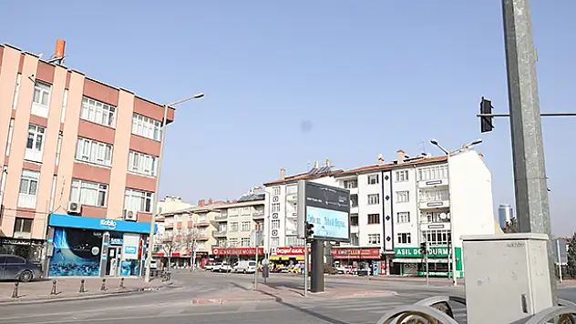 Konya sokakalarında sessizlik hakim