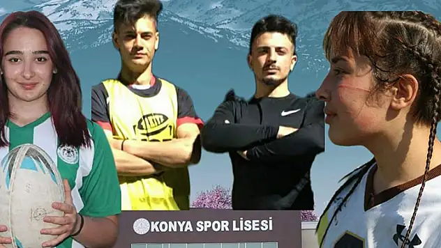 Konya Spor Lisesi'nden 4 sporcu milli takımda 
