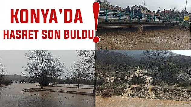 Konya su altında kaldı!