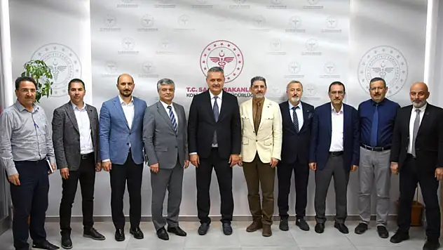 Konya Tabip Odası, İl Sağlık Müdürlüğünü ziyaret etti