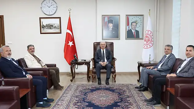 Konya Tabip Odası'ndan Vali İbrahim Akın'a ziyaret